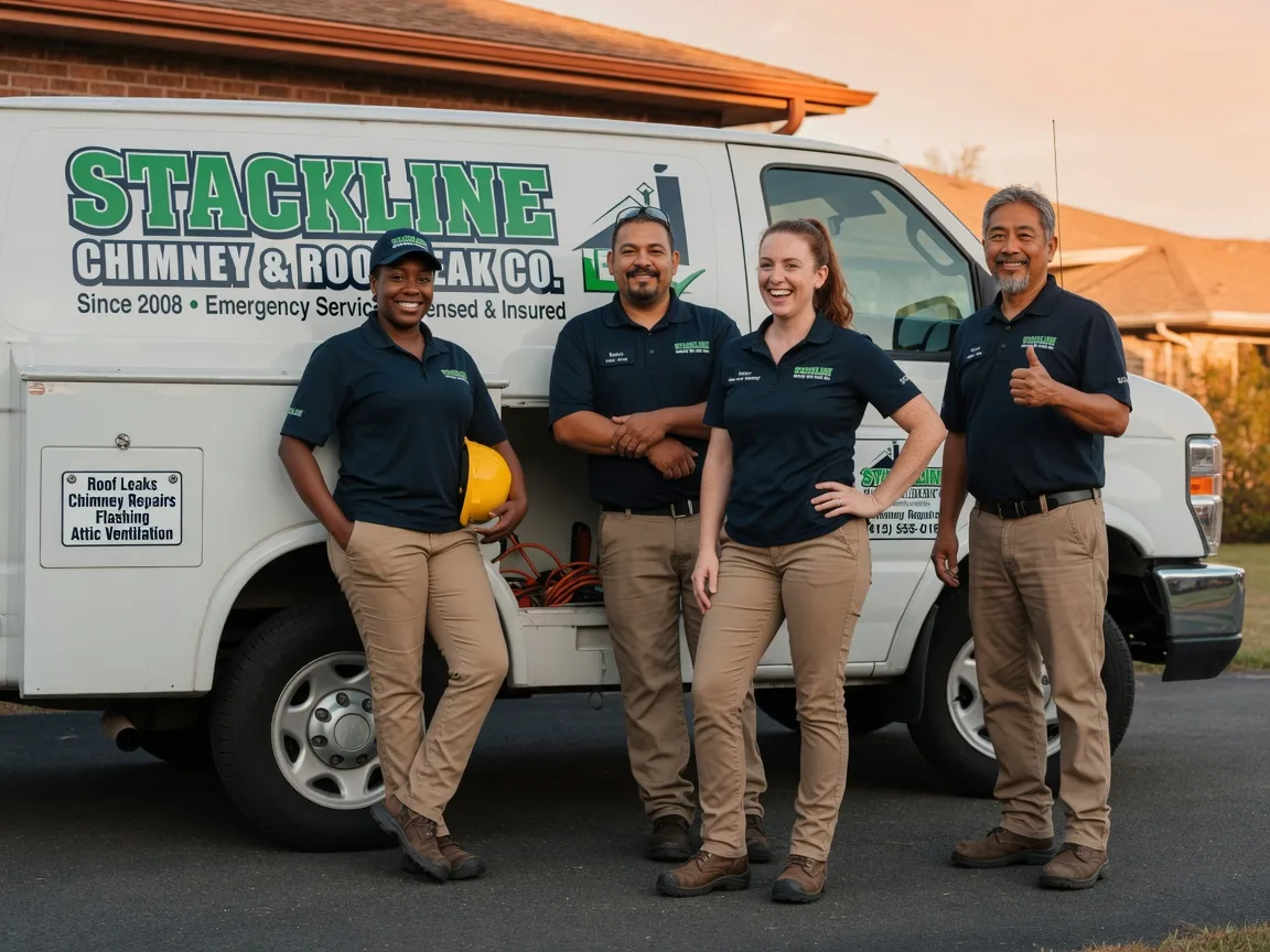 Chimney flashing repair company in Montour, IA